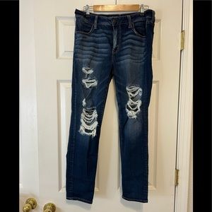 AE distressed high waisted jeans